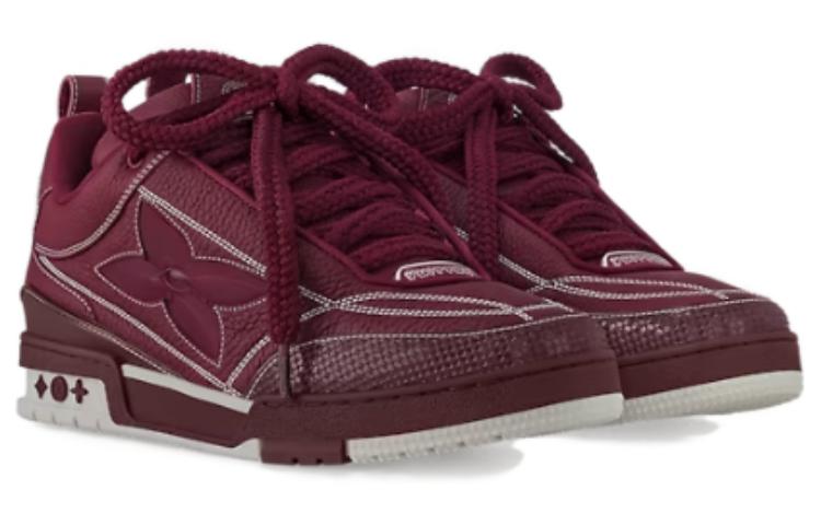 Order Louis Vuitton Lage Sneaker ''Bordeaux Monogram'' 1ABZP2
