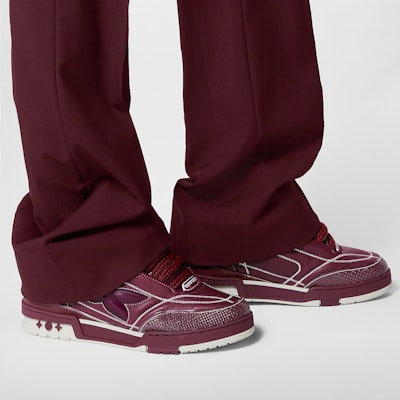 Zapatillas Louis Vuitton Low-Top 'Monograma Bordeaux' 1ABZP2 Details for Zapatillas Louis Vuitton Low-Top 'Monograma Bordeaux' 1ABZP2