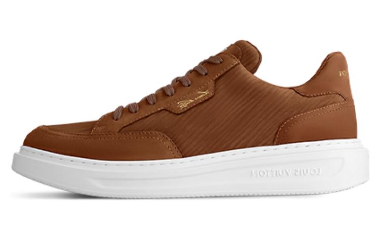 Louis Vuitton Low-Top Sneaker 'Brown Leather' 1AC64A
