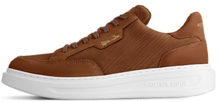 Louis Vuitton Low-Top Sneaker 'Brown Leather' 1AC64A Louis Vuitton Low-Top Sneaker 'Brown Leather' 1AC64A
