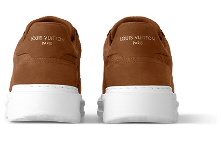 Purchase LOUIS VUITTON 牛皮 舒適休閒氣質百搭 低幫 板鞋 男款 棕色
