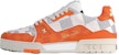 Louis Vuitton Kasut Low-Top 'Orange Comfort Fashion' 1AC56P