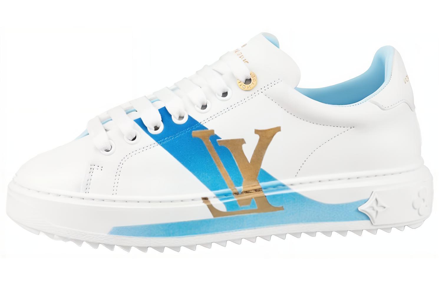 Louis Vuitton Low-Top Sneaker 'White Blue' 1A95C6