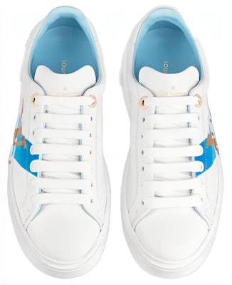 Louis Vuitton Low-Top Sneaker 'White Blue' 1A95C6 Lookbook Louis Vuitton Low-Top Sneaker 'White Blue' 1A95C6