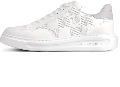 LOUIS VUITTON 圓頭繫帶 低筒 板鞋 男款 白灰色 Buy LOUIS VUITTON 圓頭繫帶 低筒 板鞋 男款 白灰色