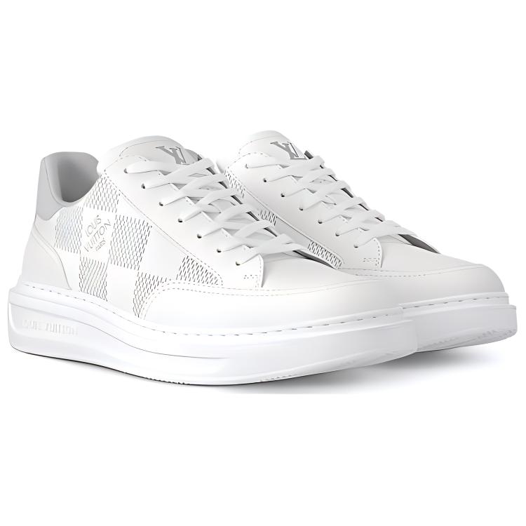 Lookbook ルイ・ヴィトン ロートップスニーカー 'ホワイトグレー' 1ACEYQ 1ACEYQ