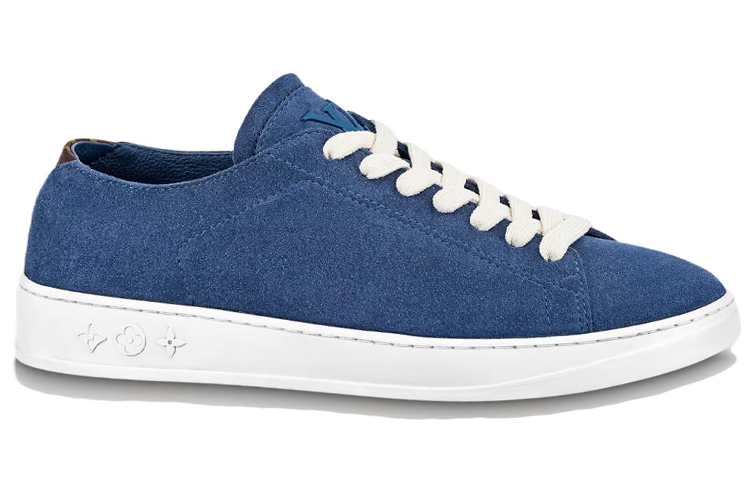 Order Louis Vuitton Sepatu Rendah 'Biru Putih Monogram' 1AASW2