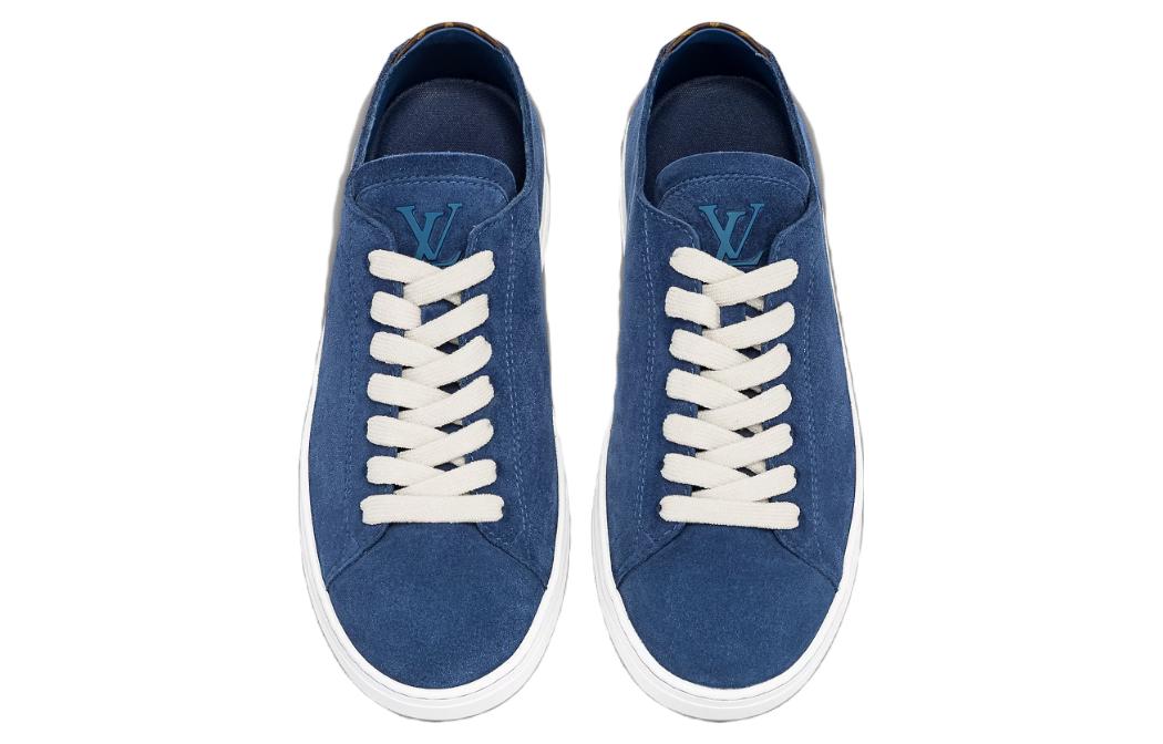 Lookbook Louis Vuitton Sepatu Rendah 'Biru Putih Monogram' 1AASW2