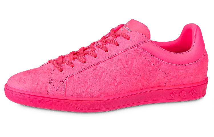 Beli Louis Vuitton Monogram Sneakers 'Hot Pink' 1A8ZCV Novelship