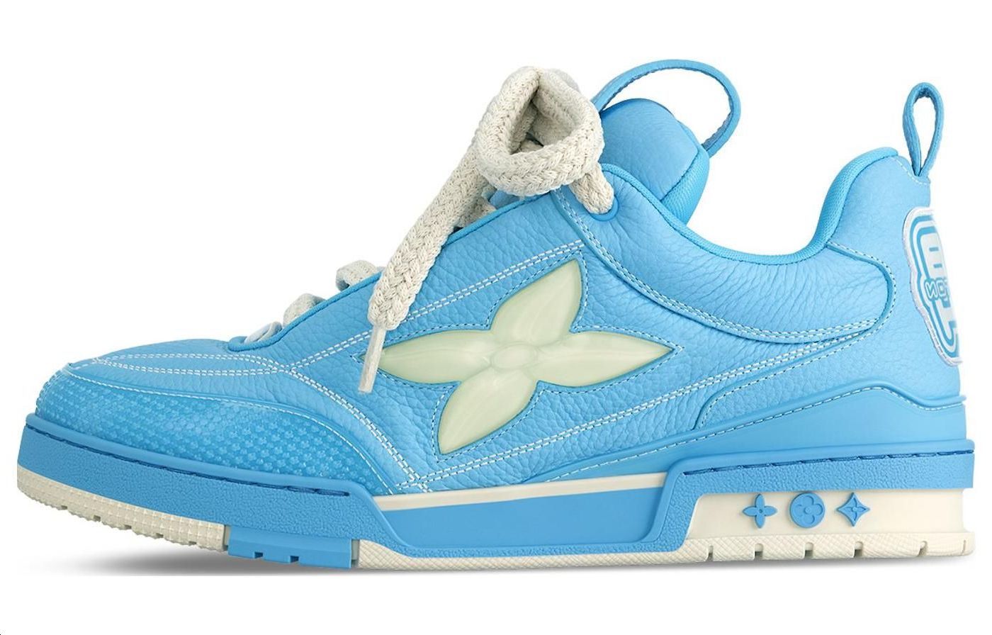 Buy 루이비통 심플 매치 블루 레더 로우탑 (60 characters) 1ACEAQ