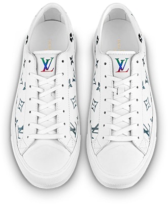 Louis Vuitton Sepatu Tattoo 'Putih dengan Logo Warna-warni' 1A8KHO Lookbook Louis Vuitton Sepatu Tattoo 'Putih dengan Logo Warna-warni' 1A8KHO