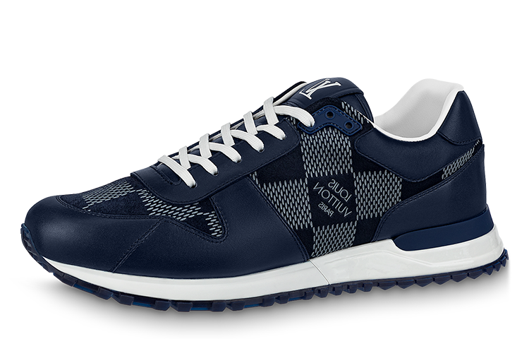 Louis Vuitton Low Top Lace-Up 'Blue Leather' 1AAREA