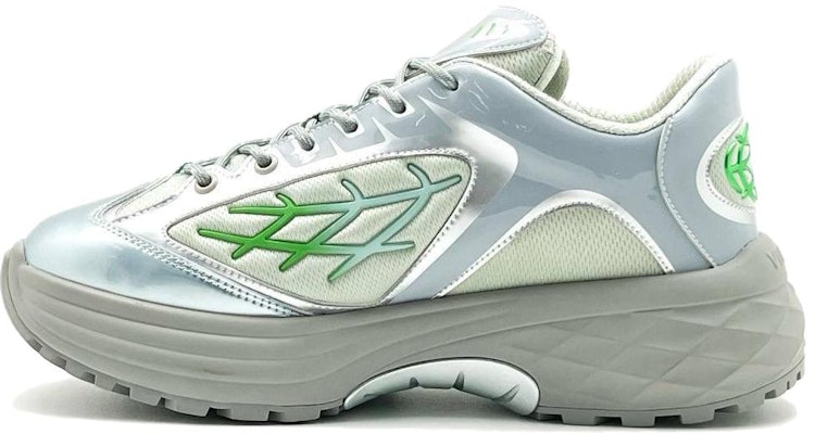 Louis Vuitton Low Top Lace Up 'Silver Grey Green' 4PM154 Buy Louis Vuitton Low Top Lace Up 'Silver Grey Green' 4PM154