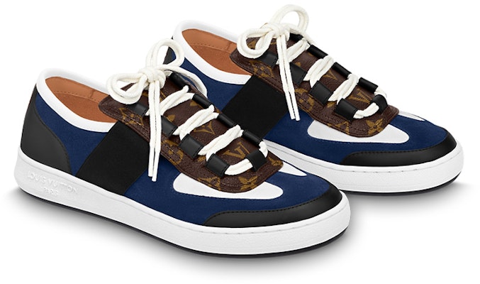 Louis Vuitton Sepatu Lous 'Biru Hitam dengan Monogram Coklat' 1ABIIU Order Louis Vuitton Sepatu Lous 'Biru Hitam dengan Monogram Coklat' 1ABIIU