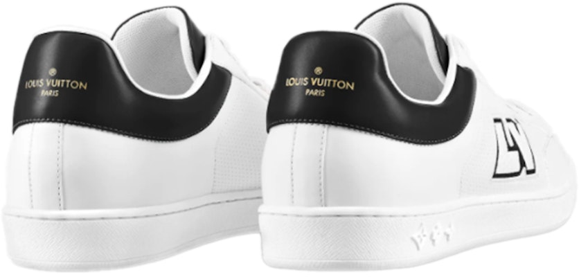 Louis Vuitton Luxembourg Kasut Sneaker 'Putih Hitam' 1A8XZS Lookbook Louis Vuitton Luxembourg Kasut Sneaker 'Putih Hitam' 1A8XZS