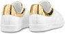Louis Vuitton Luxembourg Sneakers 'Logo Monogram Putih dengan Kolar Emas' 1A80YG
