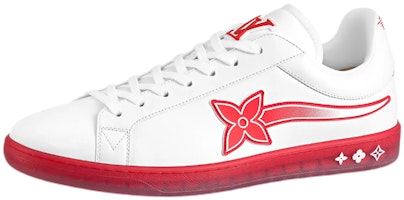 Louis Vuitton Luxembourg Samothrace Sneaker 'White Red' 1A9FYM Louis Vuitton Luxembourg Samothrace Sneaker 'White Red' 1A9FYM