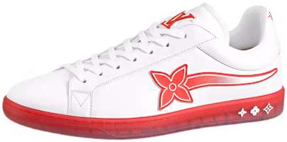 Louis Vuitton Luxembourg Samothrace Sneaker 'White Red' 1A9FYM Louis Vuitton Luxembourg Samothrace Sneaker 'White Red' 1A9FYM