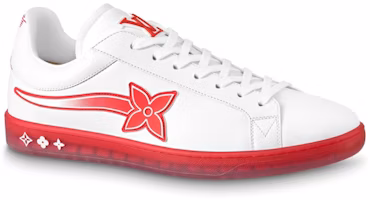 Louis Vuitton Luxembourg Samothrace Sneaker 'White Red' 1A9FYM Louis Vuitton Luxembourg Samothrace Sneaker 'White Red' 1A9FYM