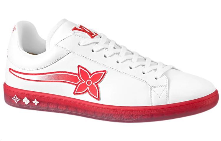 Order Louis Vuitton Luxembourg Samothrace Sneaker ''Bianco Rosso'' 1A9FYM