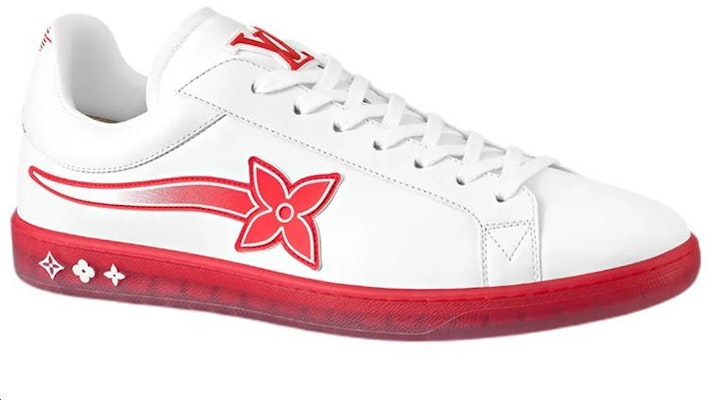 Louis Vuitton Luxembourg Samothrace Sepatu 'Putih Merah' 1A9FYM Order Louis Vuitton Luxembourg Samothrace Sepatu 'Putih Merah' 1A9FYM