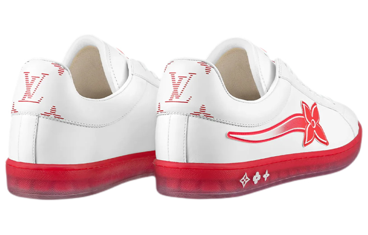 Lookbook Louis Vuitton Luxembourg Samothrace Sepatu 'Putih Merah' 1A9FYM