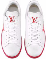 Shop Louis Vuitton Luxembourg Samothrace Sneaker ''Bianco Rosso'' 1A9FYM