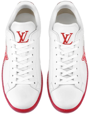 Louis Vuitton Luxembourg Samothrace Sepatu 'Putih Merah' 1A9FYM Shop Louis Vuitton Luxembourg Samothrace Sepatu 'Putih Merah' 1A9FYM