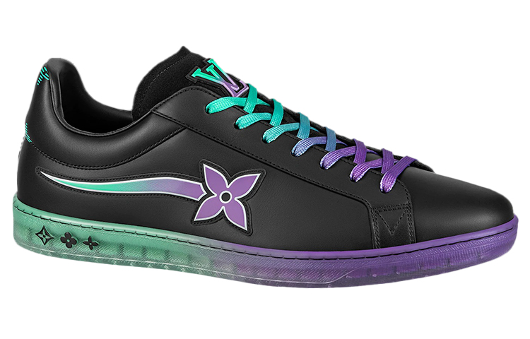Order ルイ・ヴィトン ルクセンブルク・スニーカー 黒紫青緑 1A9G1N
