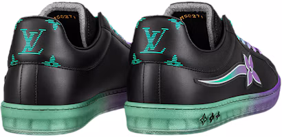 Lookbook Louis Vuitton Luxembourg Samothrace Scarpe ''Nero Viola Teal'' 1A9G1N