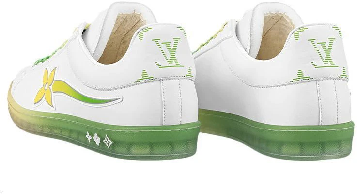 Louis Vuitton Luxembourg Samothrace Sneaker ''Weiß Gelb Grün'' 1A9G2L Lookbook Louis Vuitton Luxembourg Samothrace Sneaker ''Weiß Gelb Grün'' 1A9G2L