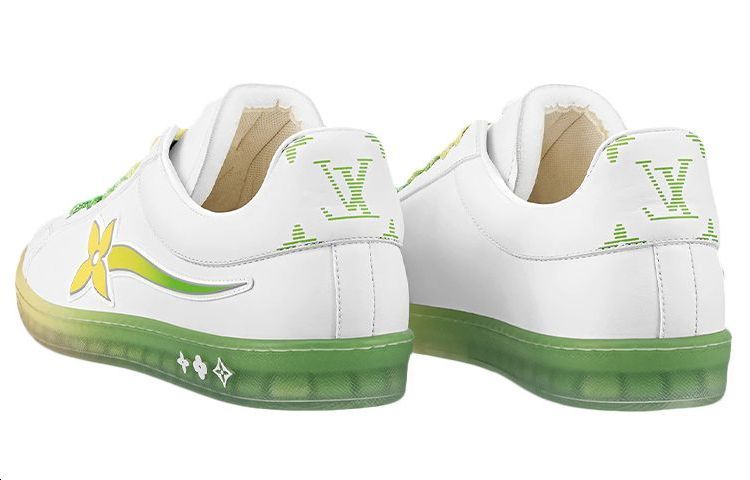 Lookbook Louis Vuitton Luxembourg Samothrace Sepatu 'Putih Kuning Hijau' 1A9G2L