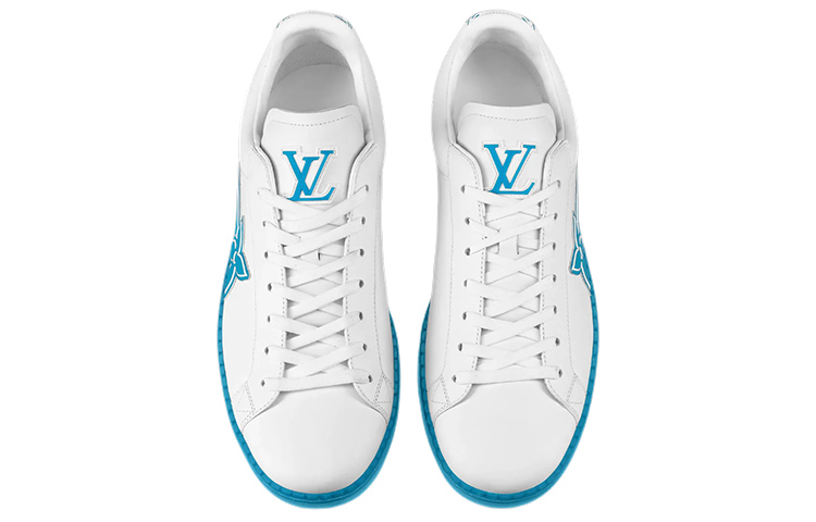 Lookbook Louis Vuitton Luxembourg Samothrace Sepatu 'Putih Biru' 1A9FZ3