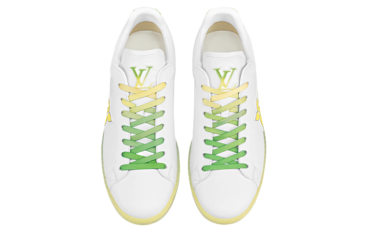 Purchase Louis Vuitton Luxembourg Samothrace Sepatu 'Putih Kuning Hijau' 1A9G2L