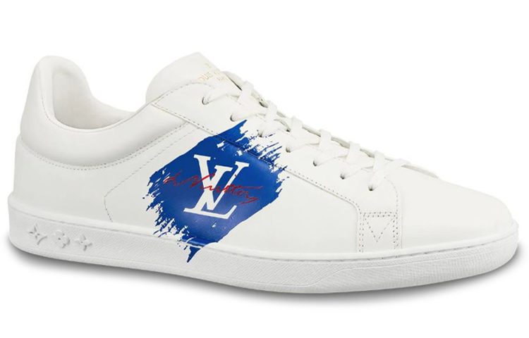 Order ルイ・ヴィトン ルクセンブルク スニーカー 青白 1A4OHE