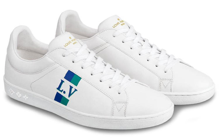 Order Louis Vuitton Luxembourg Sneaker ''Blauw Wit'' 1A57T3