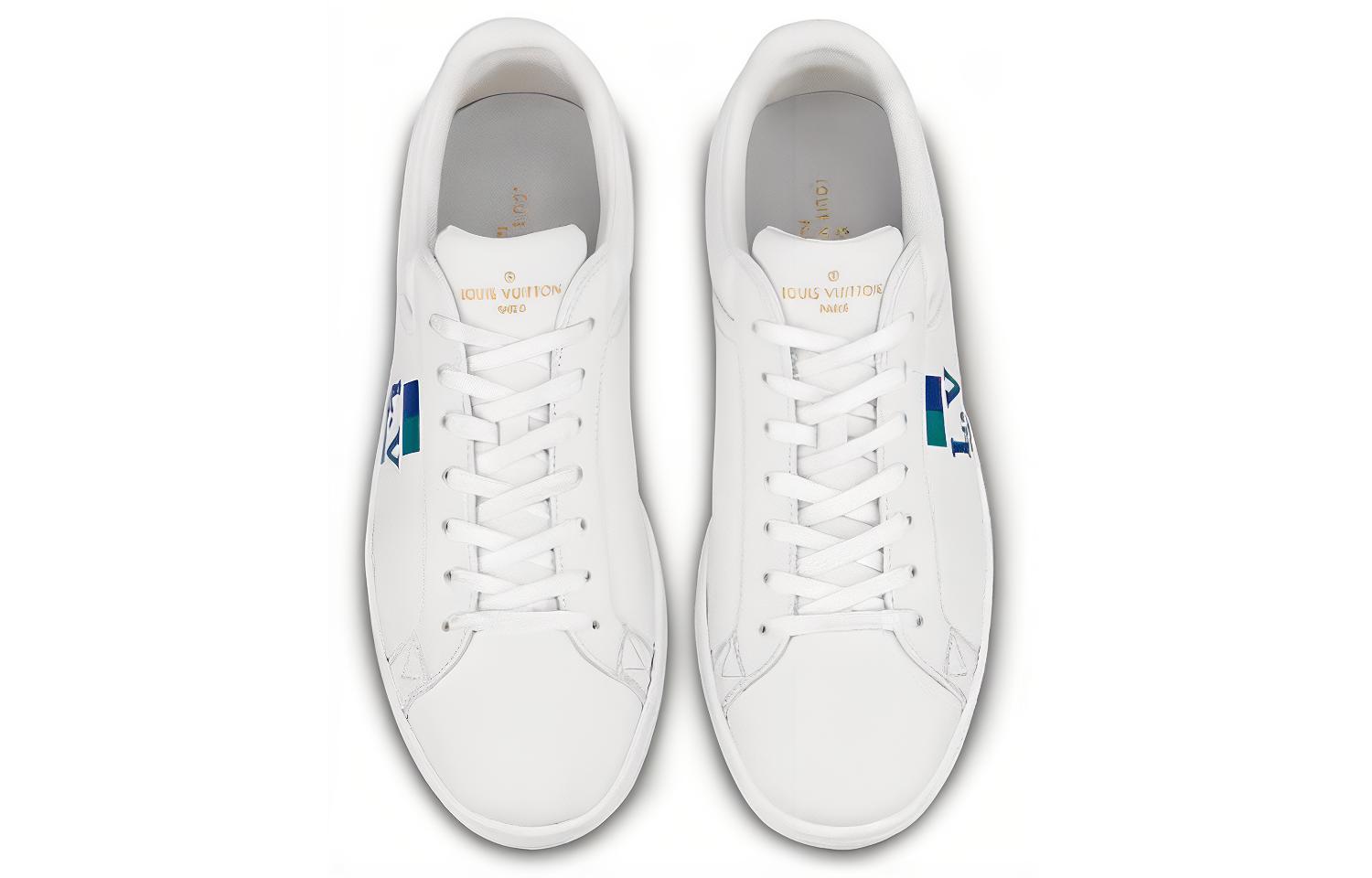 Shop Louis Vuitton Luxembourg Sneaker ''Blauw Wit'' 1A57T3