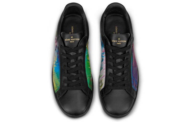 Purchase Louis Vuitton Luxembourg Sneaker ''Monogram Regenbogen Schwarz'' 1A5HC2