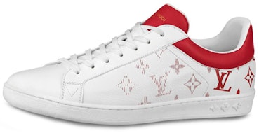 Louis Vuitton Luxembourg Sneaker 'Monogram White Red' 1A5ZRT Louis Vuitton Luxembourg Sneaker 'Monogram White Red' 1A5ZRT