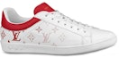 Order Louis Vuitton Luxembourg Sneaker 'Monogram Putih Merah' 1A5ZRT