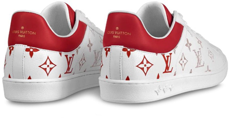 Louis Vuitton Luxembourg Sneaker 'Putih Merah Monogram' 1A5ZRT Lookbook Louis Vuitton Luxembourg Sneaker 'Putih Merah Monogram' 1A5ZRT