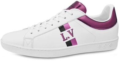 Louis Vuitton Luxembourg Sneakers 'White Metallic Pink' 1A5UIA Louis Vuitton Luxembourg Sneakers 'White Metallic Pink' 1A5UIA