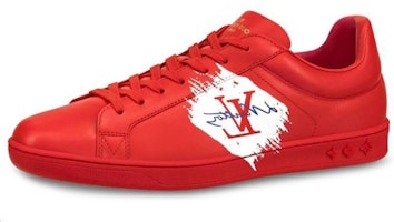 Louis Vuitton Luxembourg Sneaker 'Red' 1A4OF6 Louis Vuitton Luxembourg Sneaker 'Red' 1A4OF6