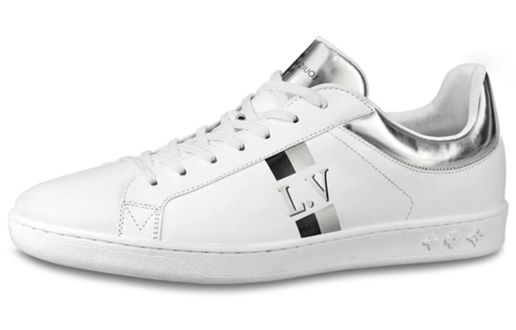 Louis Vuitton Luxembourg Sneaker 'Silver Tail Grey White' 1A5UHE