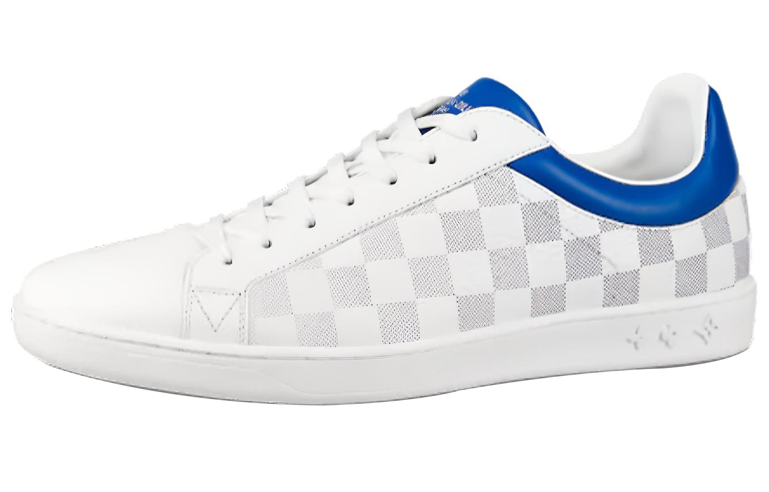 Buy ルイ・ヴィトン ルクセンブルク・スニーカー 白青 1A8B63