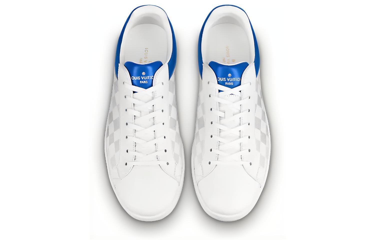 Lookbook ルイ・ヴィトン ルクセンブルク・スニーカー 白青 1A8B63