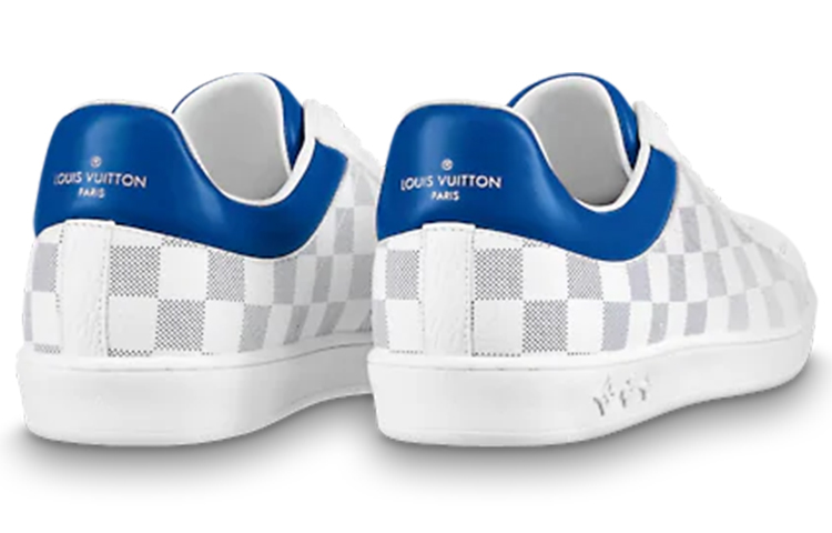 Shop ルイ・ヴィトン ルクセンブルク・スニーカー 白青 1A8B63