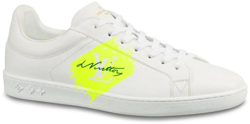 Louis Vuitton Luxembourg Sneakers 'Putih Neon Kuning' 1A4OFL Order Louis Vuitton Luxembourg Sneakers 'Putih Neon Kuning' 1A4OFL