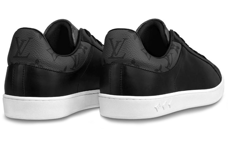 Lookbook Louis Vuitton Sepatu Luxembourg 'Hitam dengan Kerah Monogram' 1A80YV