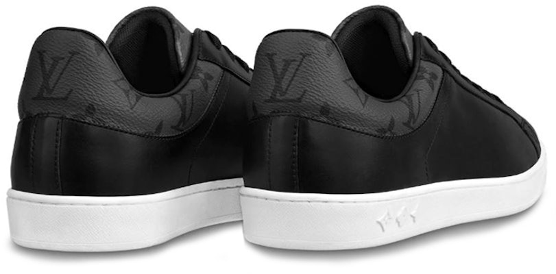 Louis Vuitton Luxembourg Sneakers 'Black with Monogram Collar' 1A80YV Lookbook Louis Vuitton Luxembourg Sneakers 'Black with Monogram Collar' 1A80YV